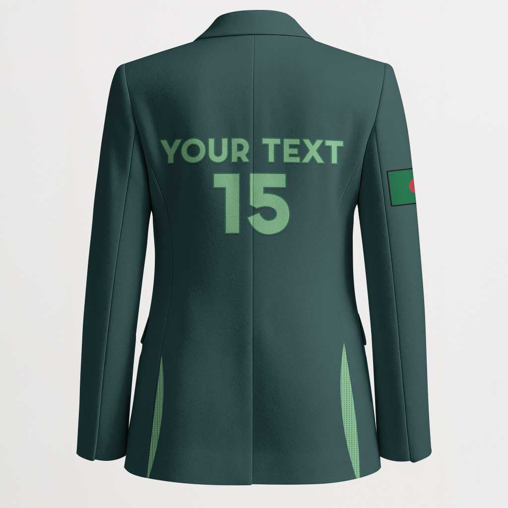 Custom Algeria Football Blazer Come On Greens - Wonder Print Shop
