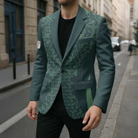 Custom Algeria Football Blazer Come On Greens - Wonder Print Shop