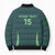 Custom Algeria Football Bomber Puffer Jacket Come On Greens - Wonder Print Shop