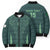 Custom Algeria Football Bomber Puffer Jacket Come On Greens - Wonder Print Shop