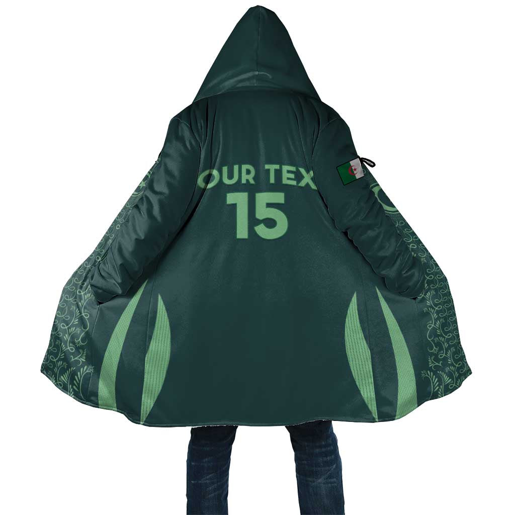 Custom Algeria Football Cloak Come On Greens - Wonder Print Shop