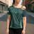 Custom Algeria Football Cross Shoulder Shirt Come On Greens - Wonder Print Shop