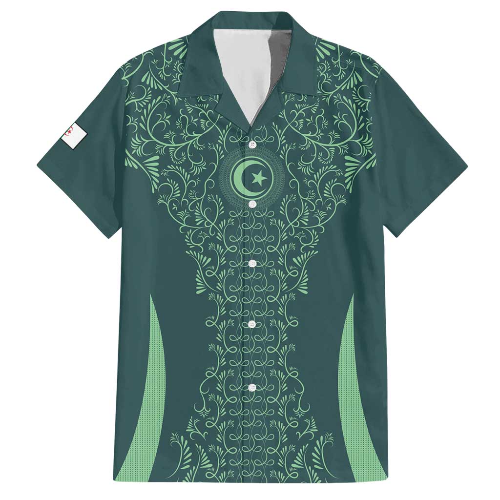 Custom Algeria Football Hawaiian Shirt Come On Greens - Wonder Print Shop