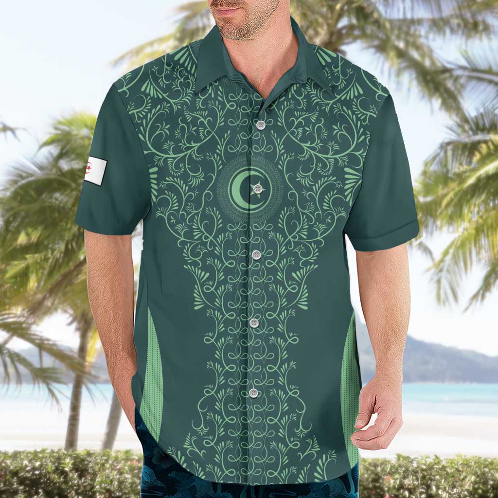 Custom Algeria Football Hawaiian Shirt Come On Greens - Wonder Print Shop