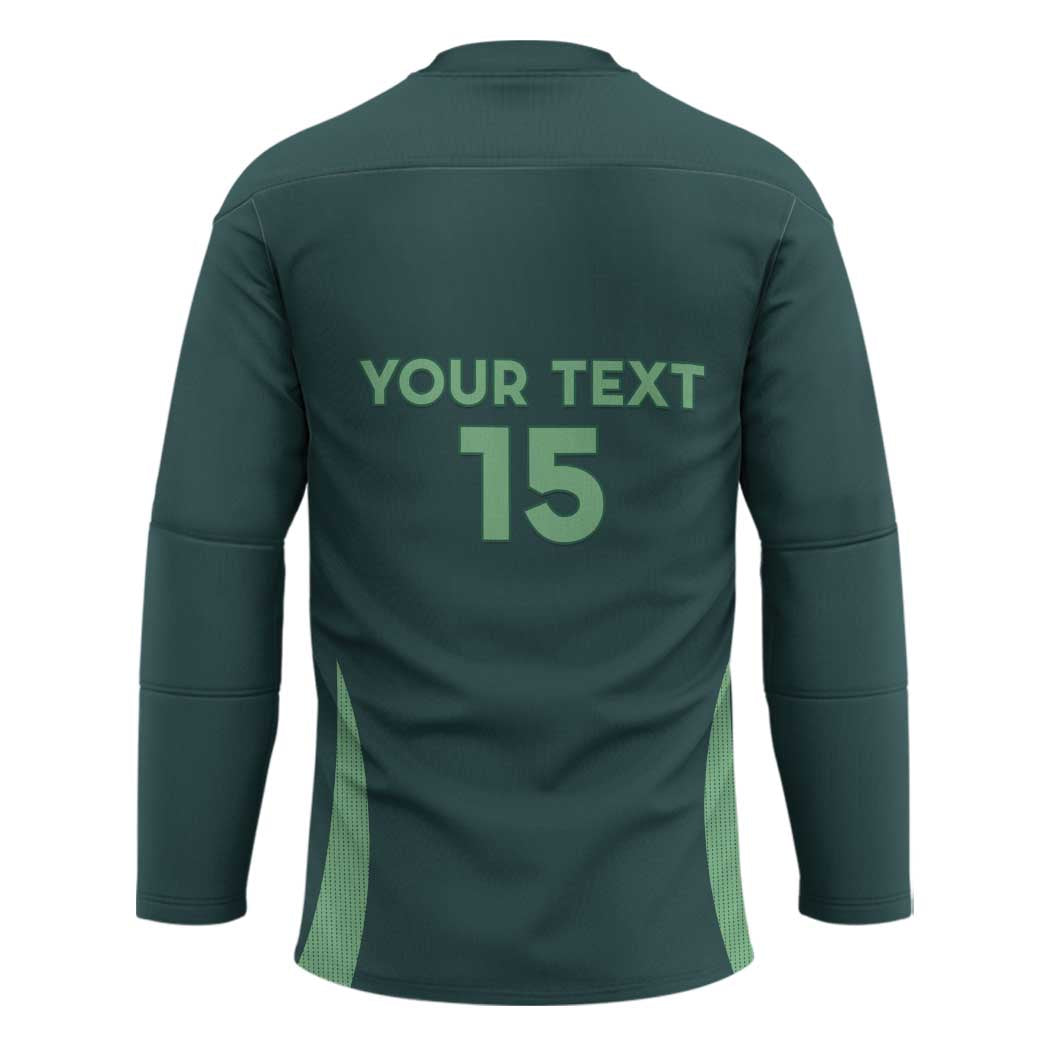Custom Algeria Football Hockey Jersey Come On Greens - Wonder Print Shop