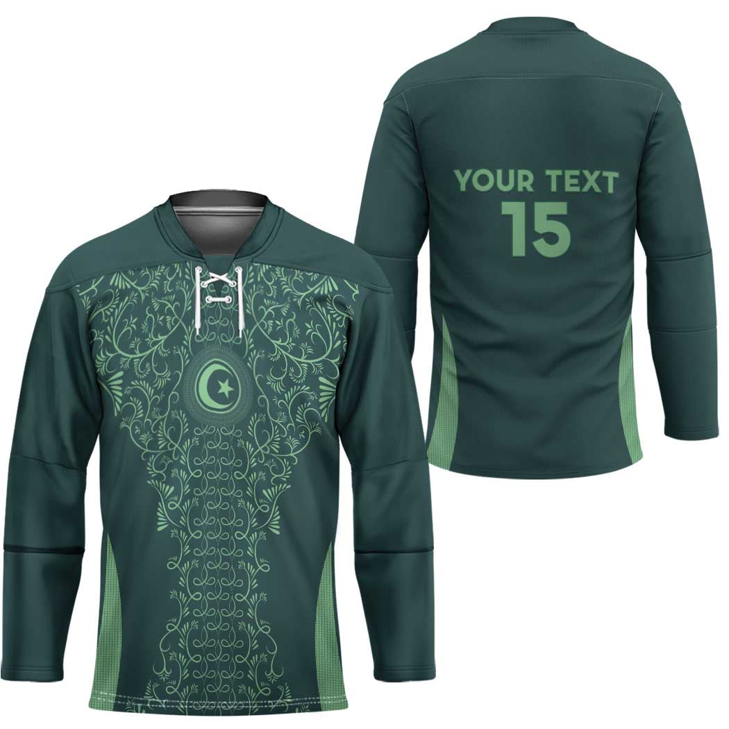 Custom Algeria Football Hockey Jersey Come On Greens - Wonder Print Shop