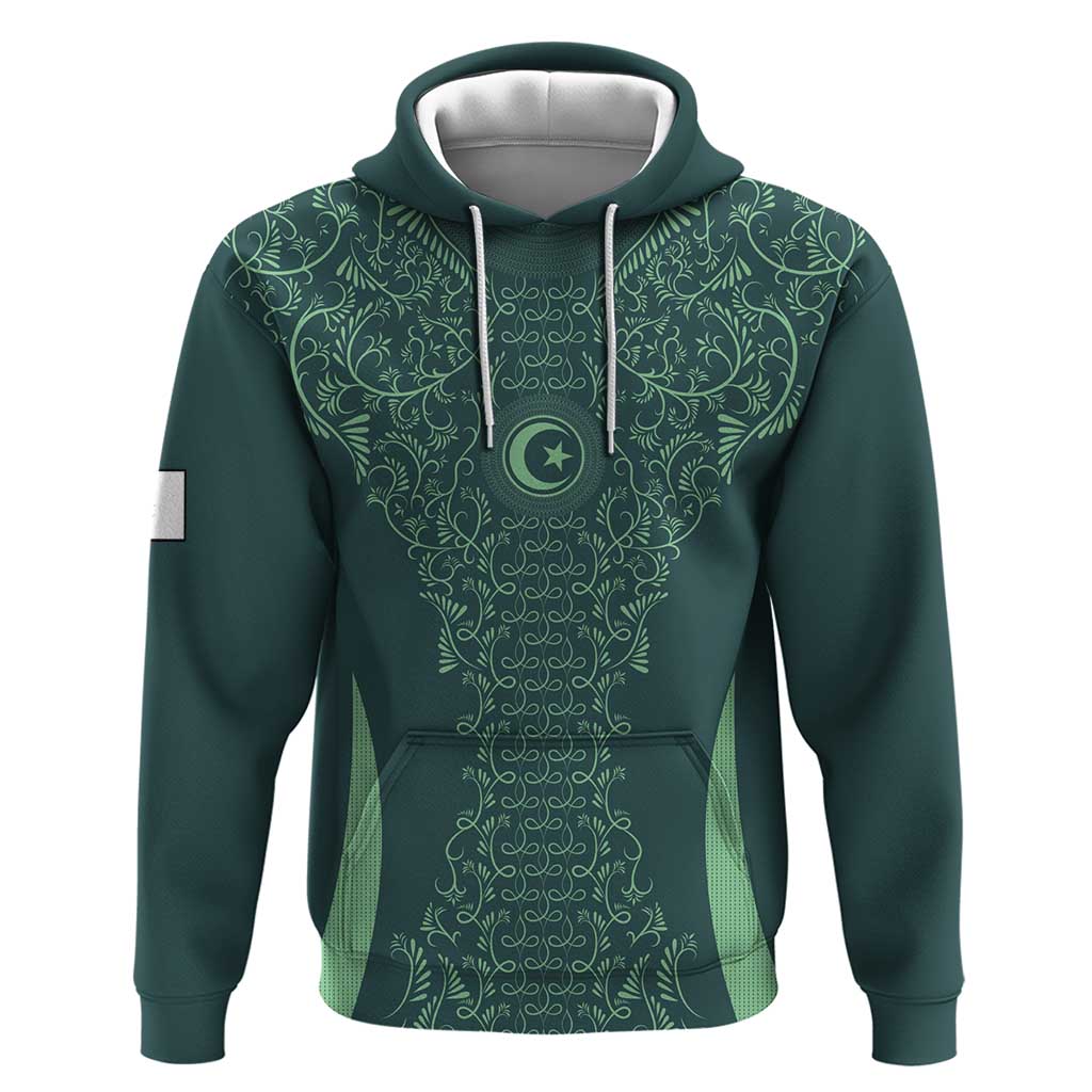 Custom Algeria Football Hoodie Come On Greens - Wonder Print Shop