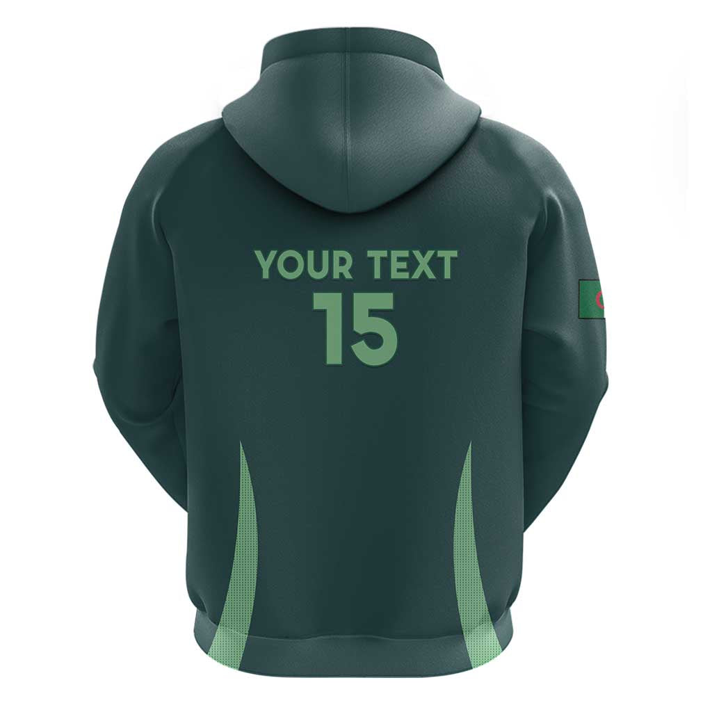 Custom Algeria Football Hoodie Come On Greens - Wonder Print Shop