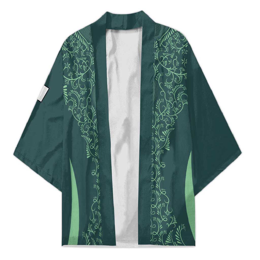 Custom Algeria Football Kimono Come On Greens - Wonder Print Shop