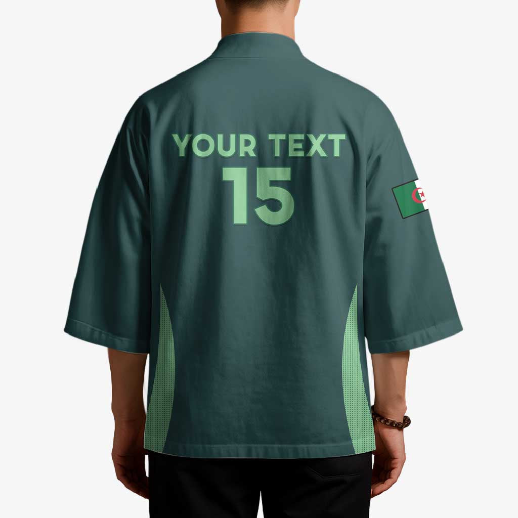 Custom Algeria Football Kimono Come On Greens - Wonder Print Shop