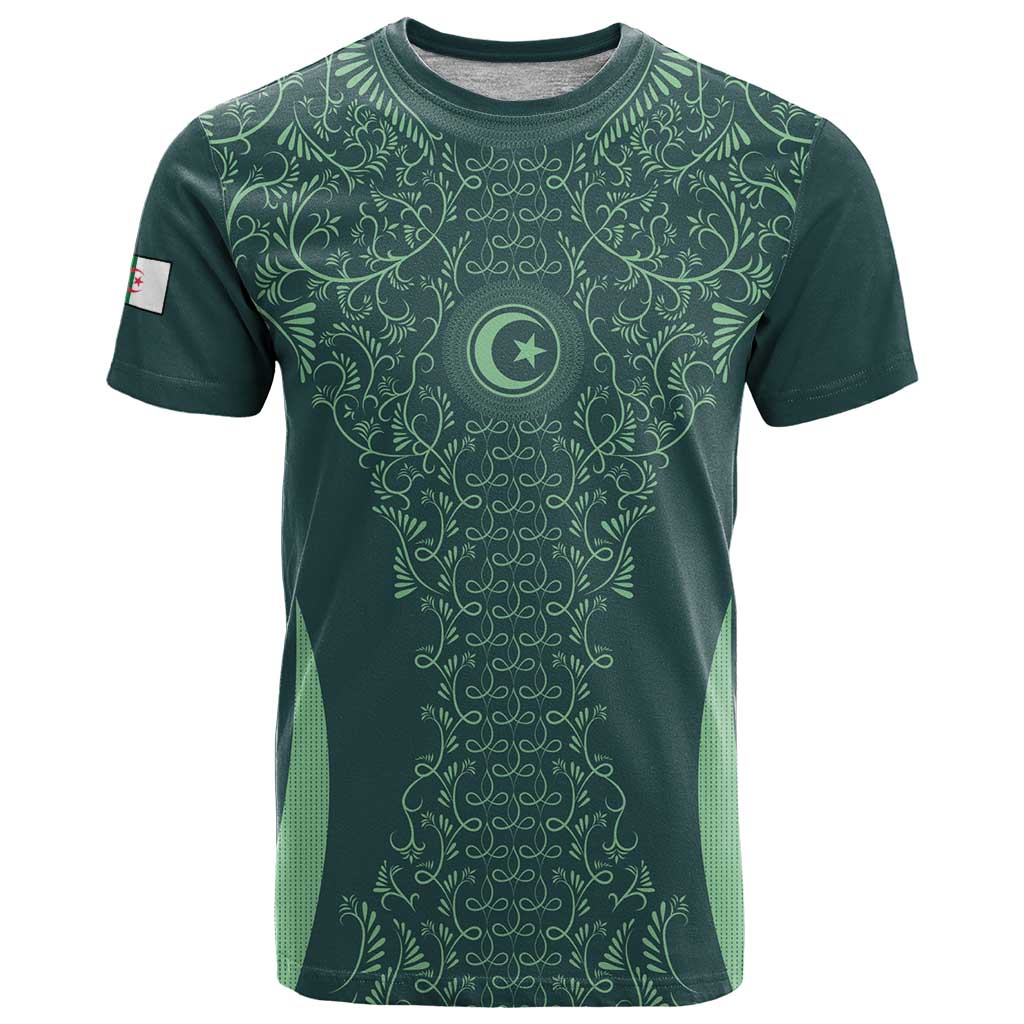Custom Algeria Football T Shirt Come On Greens - Wonder Print Shop