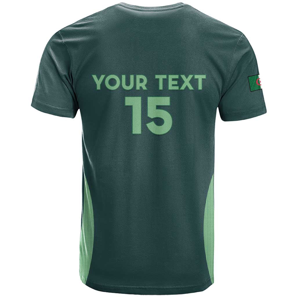 Custom Algeria Football T Shirt Come On Greens - Wonder Print Shop