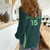 Custom Algeria Football Women Casual Shirt Come On Greens - Wonder Print Shop