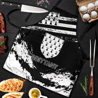 Brittany Apron Coat Of Arms With Triskelion - Grunge Style - Wonder Print Shop