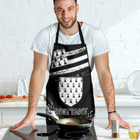 Brittany Apron Coat Of Arms With Triskelion - Grunge Style - Wonder Print Shop