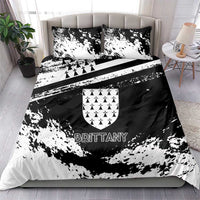 Brittany Bedding Set Coat Of Arms With Triskelion - Grunge Style - Wonder Print Shop