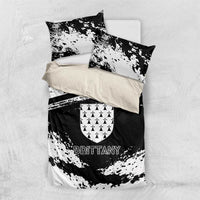 Brittany Bedding Set Coat Of Arms With Triskelion - Grunge Style - Wonder Print Shop