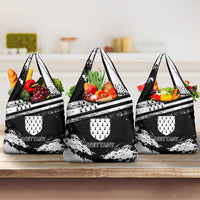 Brittany Grocery Bag Coat Of Arms With Triskelion - Grunge Style - Wonder Print Shop