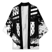Personalized Brittany Kimono Coat Of Arms With Triskelion - Grunge Style - Wonder Print Shop