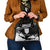 Brittany Shoulder Handbag Coat Of Arms With Triskelion - Grunge Style - Wonder Print Shop