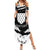 Personalized Brittany Summer Maxi Dress Coat Of Arms With Triskelion - Grunge Style - Wonder Print Shop