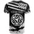 Personalized Brittany T Shirt Coat Of Arms With Triskelion - Grunge Style - Wonder Print Shop