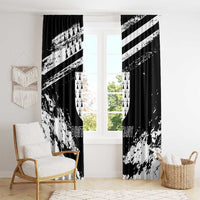 Brittany Window Curtain Coat Of Arms With Triskelion - Grunge Style - Wonder Print Shop