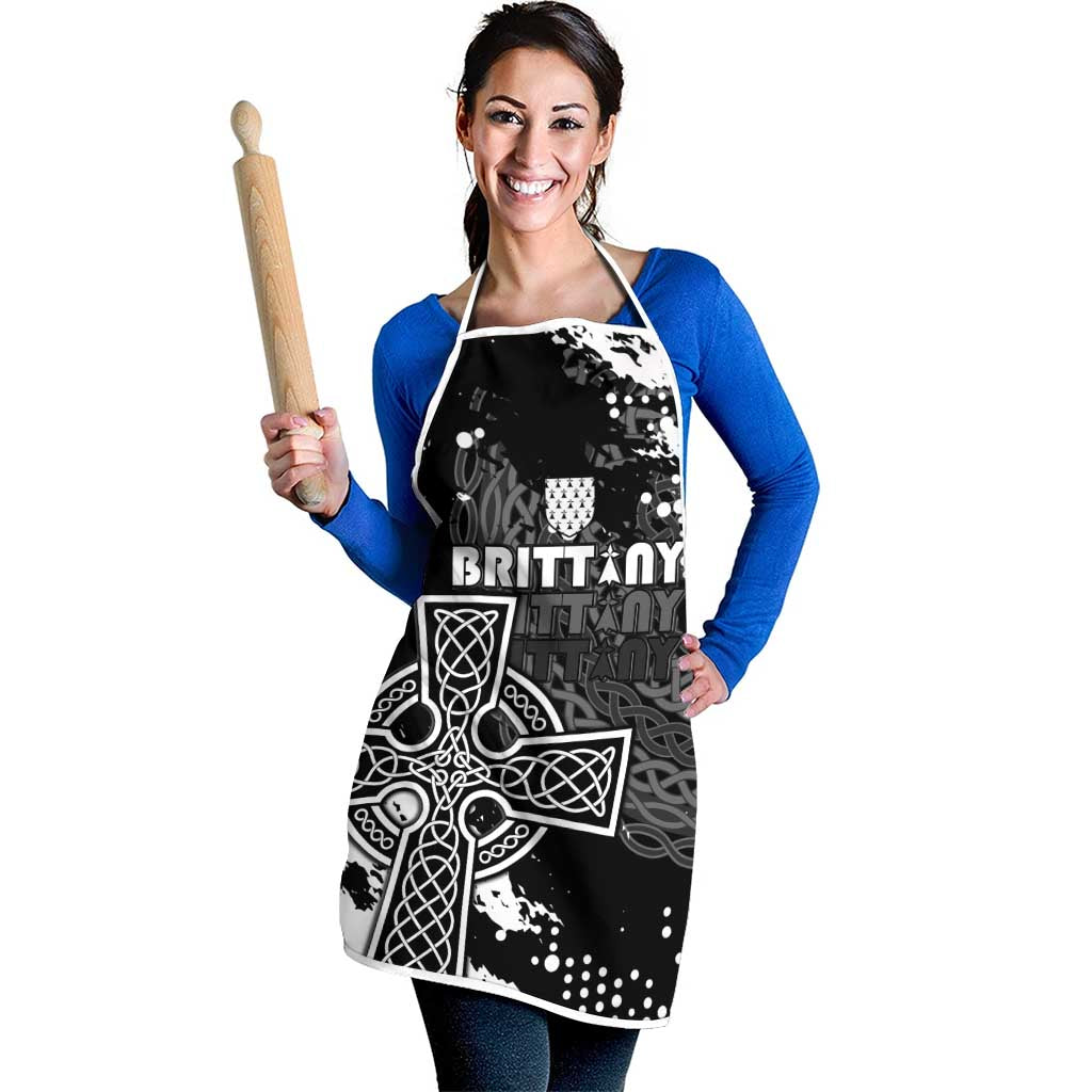 Brittany Celtic Cross Apron With Celtic Knotwork - Wonder Print Shop