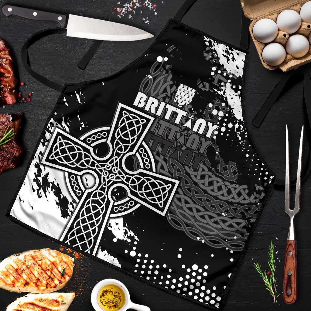 Brittany Celtic Cross Apron With Celtic Knotwork - Wonder Print Shop