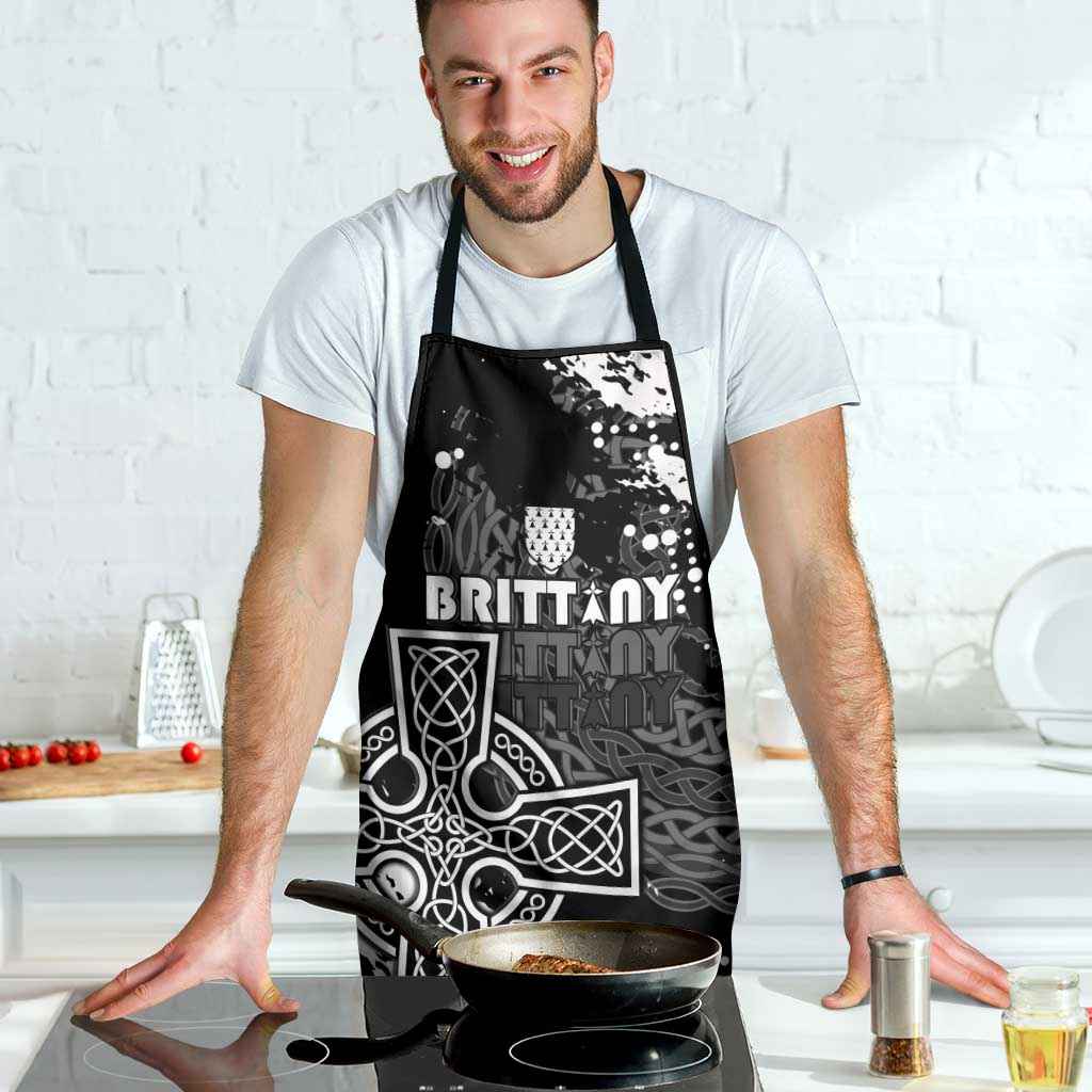 Brittany Celtic Cross Apron With Celtic Knotwork - Wonder Print Shop
