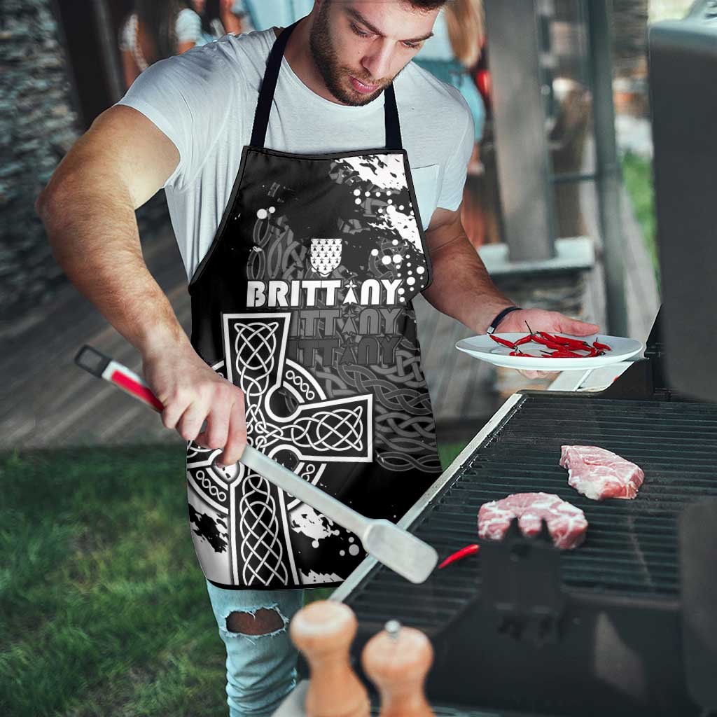 Brittany Celtic Cross Apron With Celtic Knotwork - Wonder Print Shop