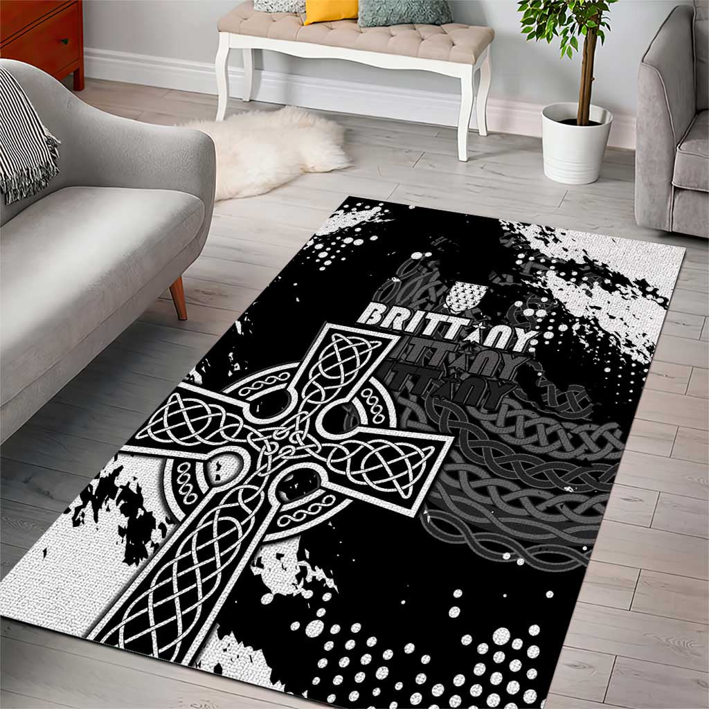 Brittany Celtic Cross Area Rug With Celtic Knotwork - Wonder Print Shop
