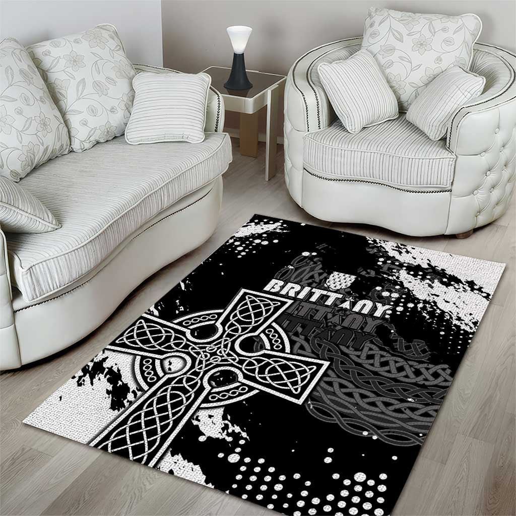 Brittany Celtic Cross Area Rug With Celtic Knotwork - Wonder Print Shop