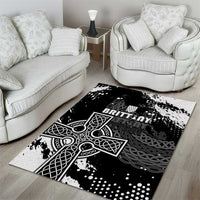 Brittany Celtic Cross Area Rug With Celtic Knotwork - Wonder Print Shop