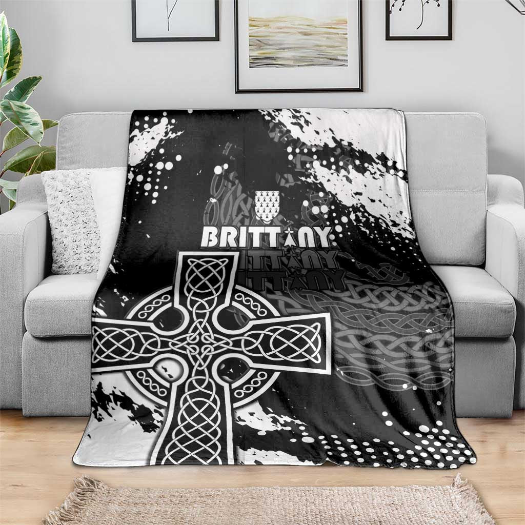 Brittany Celtic Cross Blanket With Celtic Knotwork - Wonder Print Shop