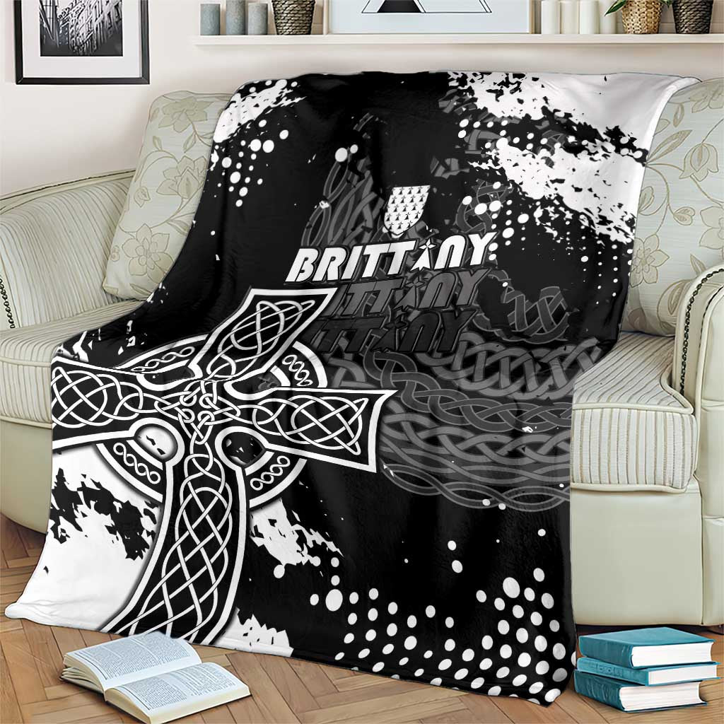 Brittany Celtic Cross Blanket With Celtic Knotwork - Wonder Print Shop