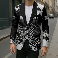 Personalized Brittany Celtic Cross Blazer With Celtic Knotwork - Wonder Print Shop