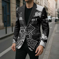 Personalized Brittany Celtic Cross Blazer With Celtic Knotwork - Wonder Print Shop