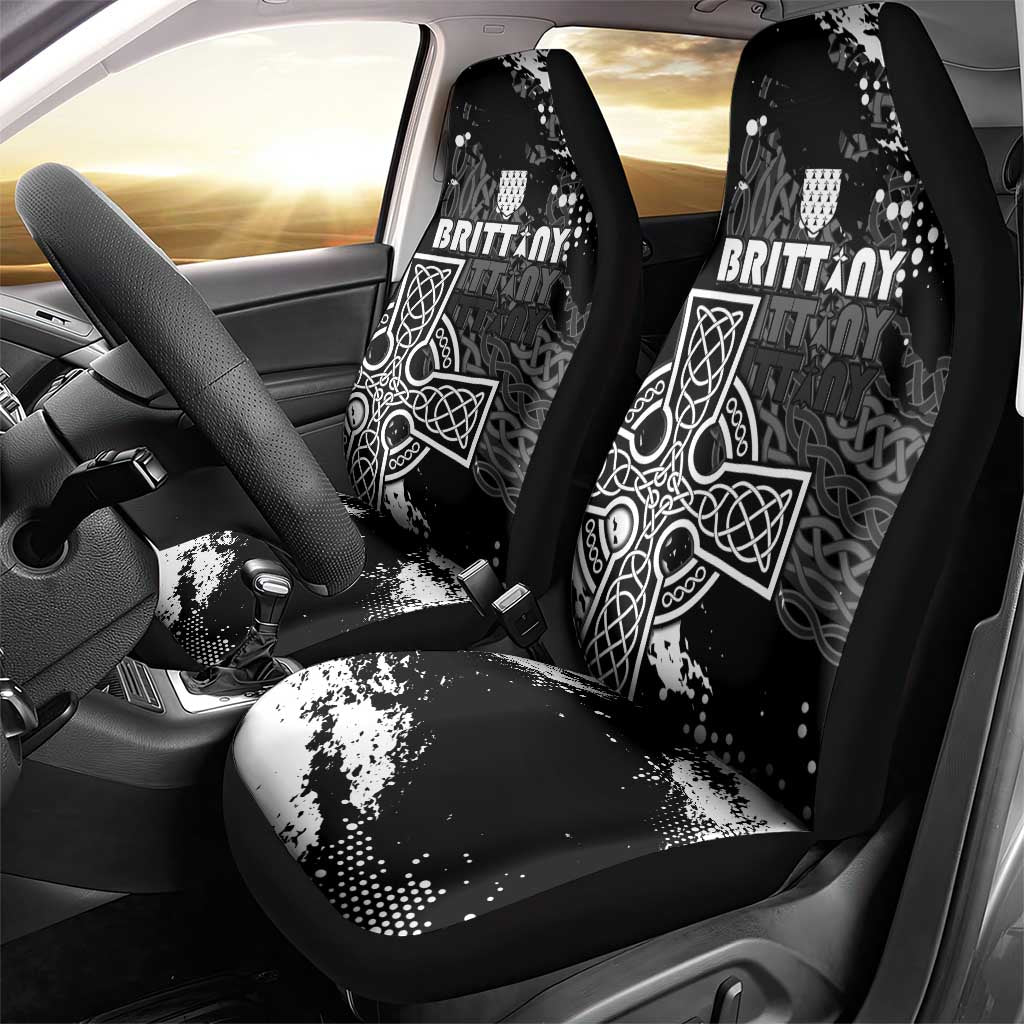 Brittany Celtic Cross Car Seat Cover With Celtic Knotwork - Wonder Print Shop