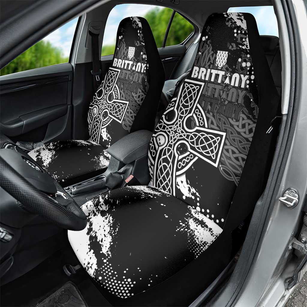 Brittany Celtic Cross Car Seat Cover With Celtic Knotwork - Wonder Print Shop