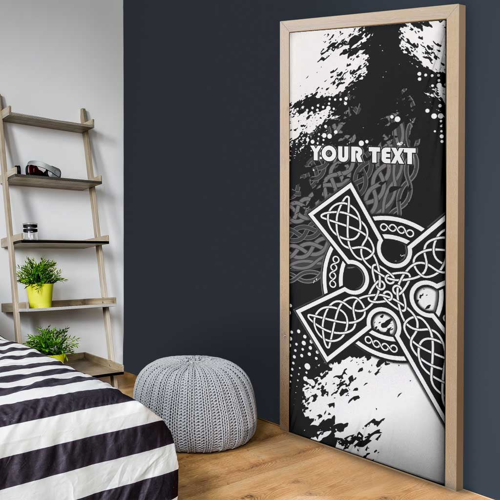 Brittany Celtic Cross Door Cover With Celtic Knotwork - Wonder Print Shop
