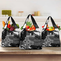 Brittany Celtic Cross Grocery Bag With Celtic Knotwork - Wonder Print Shop