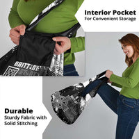 Brittany Celtic Cross Grocery Bag With Celtic Knotwork - Wonder Print Shop