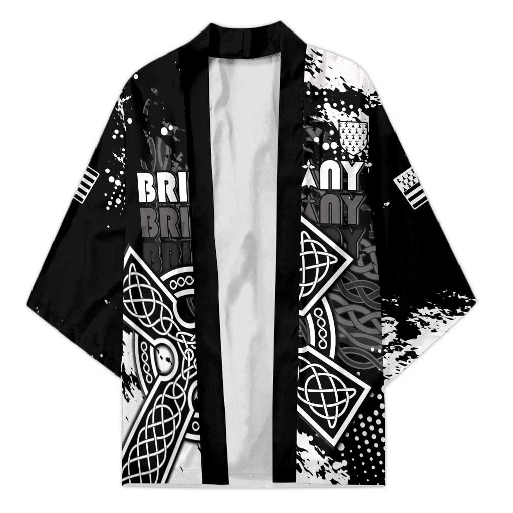 Personalized Brittany Celtic Cross Kimono With Celtic Knotwork - Wonder Print Shop