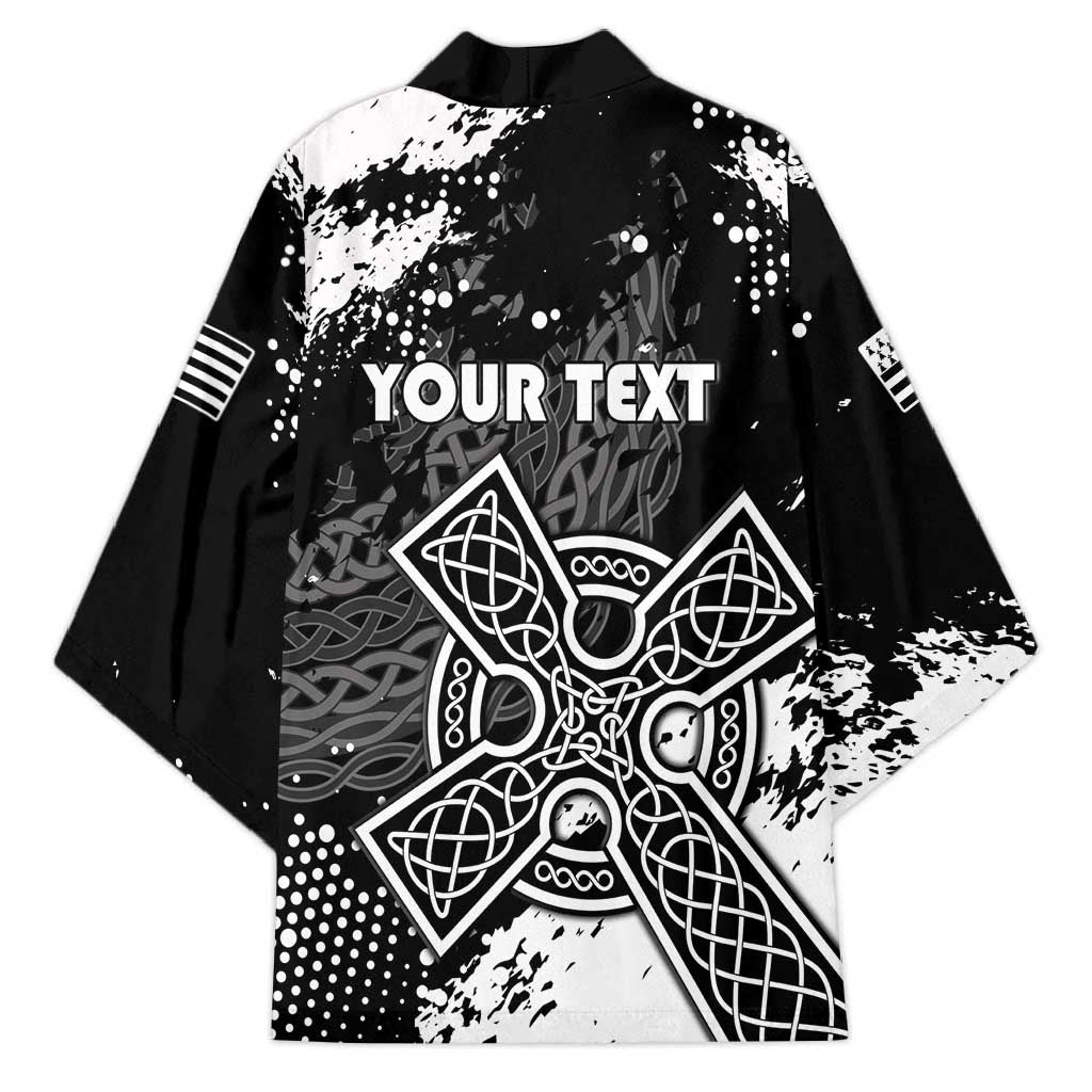 Personalized Brittany Celtic Cross Kimono With Celtic Knotwork - Wonder Print Shop