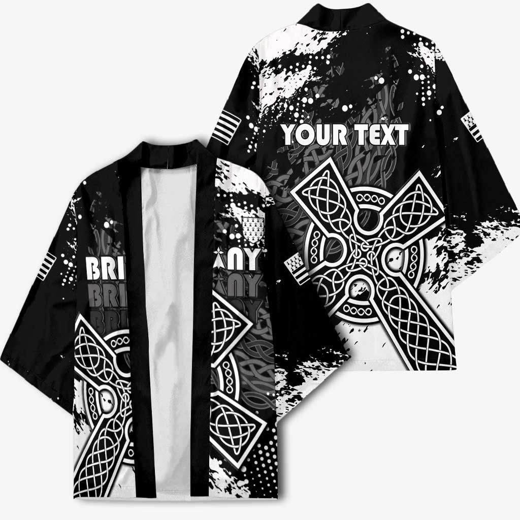 Personalized Brittany Celtic Cross Kimono With Celtic Knotwork - Wonder Print Shop