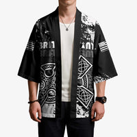 Personalized Brittany Celtic Cross Kimono With Celtic Knotwork - Wonder Print Shop