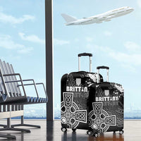 Brittany Celtic Cross Luggage Cover With Celtic Knotwork - Wonder Print Shop