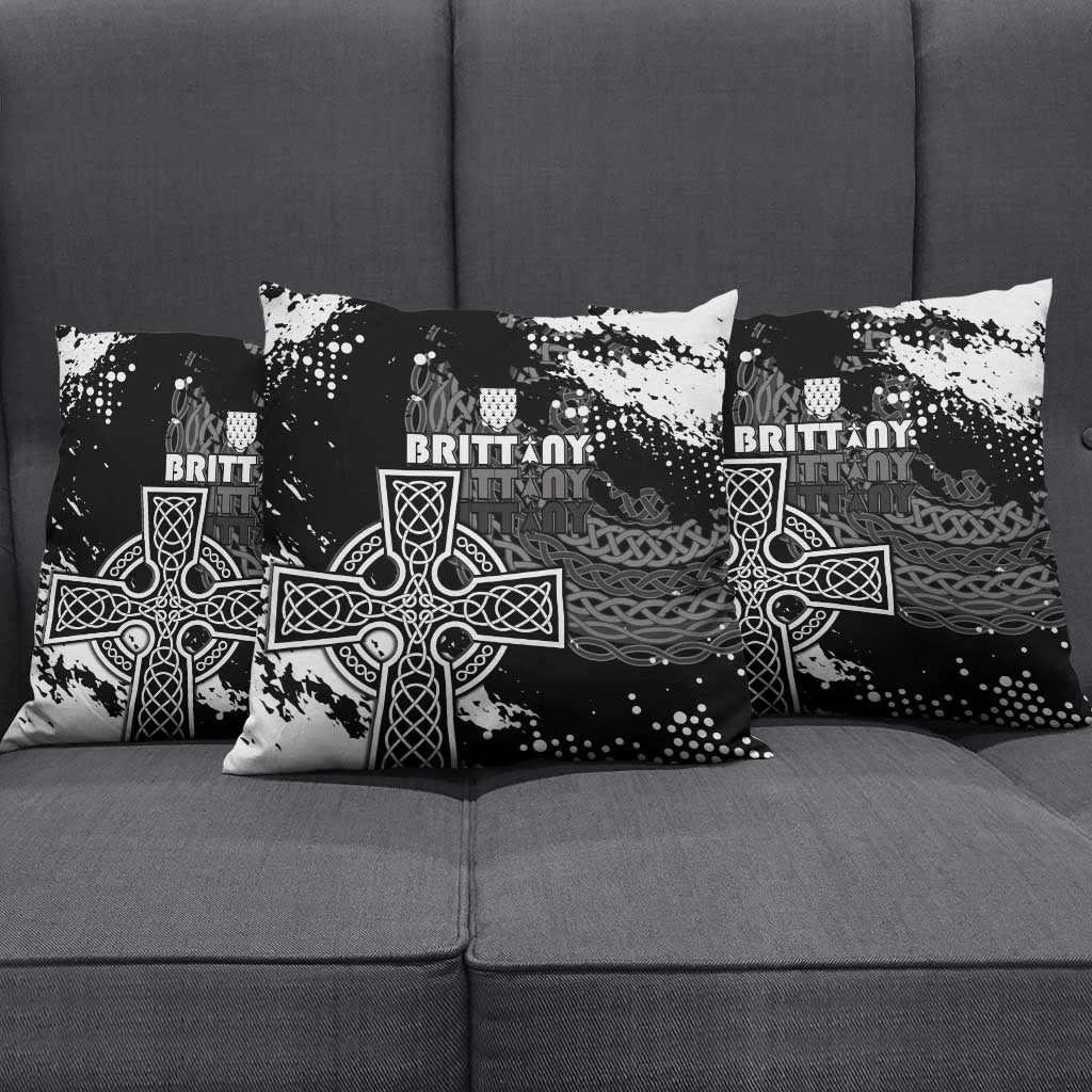 Brittany Celtic Cross Pillow Cover With Celtic Knotwork - Wonder Print Shop
