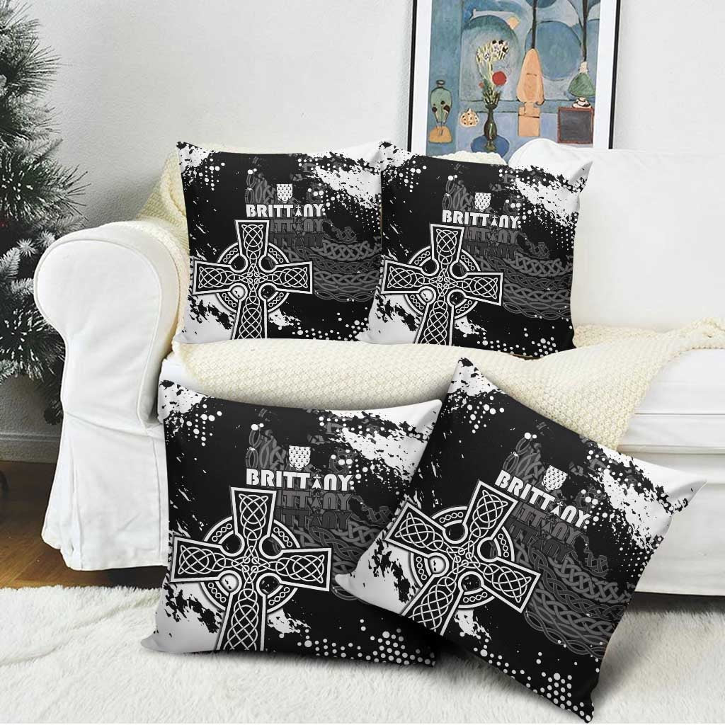 Brittany Celtic Cross Pillow Cover With Celtic Knotwork - Wonder Print Shop